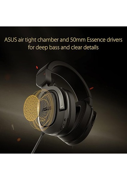Tuf Gaming H3 Wireless 7.1 Silver Oyuncu Kulaklığı, 15 Saat Çalma, 2.4 Ghz Bağlantı, Medium, Siyah fırsatları