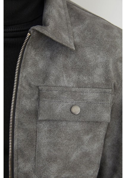 Cepli Suni Deri Ceket indirimleri