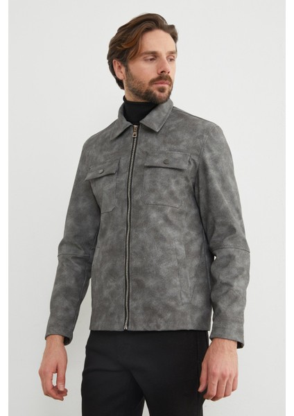 Cepli Suni Deri Ceket