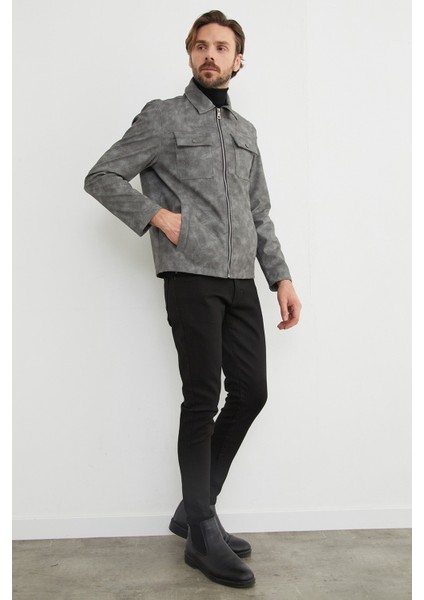 Cepli Suni Deri Ceket