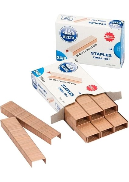 Zımba Telı No:24/6 10 Lu Kutu Sarı (1551)