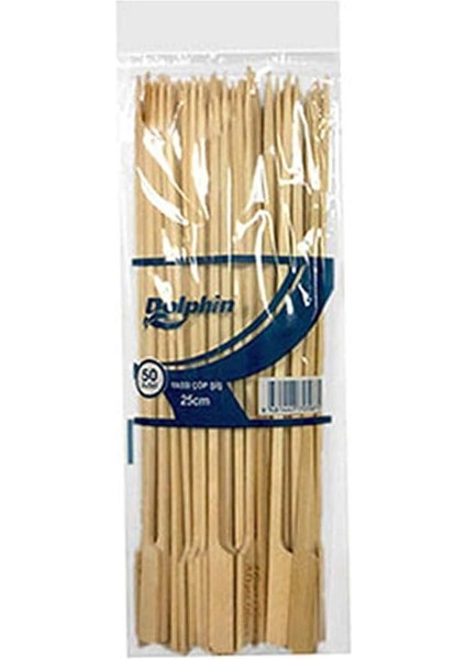 At Market Dolphin Yassı Çöp Şiş 25CM 50LI