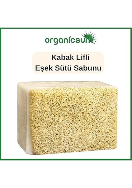 Doğal Kabak Lifli Keçi Sütü Sabunu 120 gr Tüm Cilt Tipleri Için Nemlendirici ve Yenileyici fırsatları