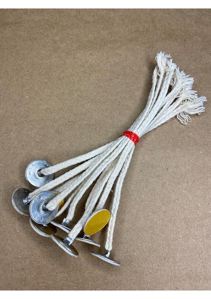 Concept Pamuk Ip Fitil No:20 + Yapışkanlı Sehpa - 20 Adet (15CM Boy)