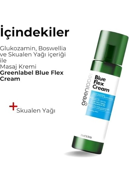 Blue Flex Cream - Köpek Balığı Kıkırdağı &amp; Glukozamin &amp; Msm Vücut Jeli 200 ml fırsatları