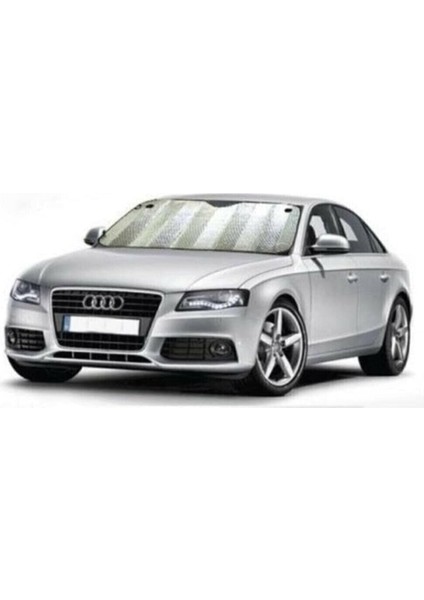 Ön Cam Güneşliği 130X60 cm | Parlak Folyolu Katlanabilir Oto Güneşlik | Alüminyum Yüzeyli Araç Güneşten Koruyucu Perde Branda | Universal Boy Oto Güneşlik fırsatları