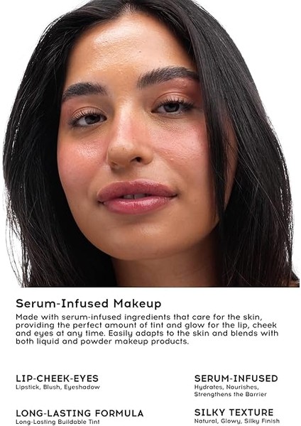 Co. Allık Ruj Göz Farı Glow Tint Deep Red, Nemlendirici Makyaj, 501 Kırmızı, Hyaluronik Asit Peptit fiyatları