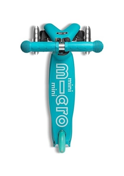 Mini Deluxe LED 3 Tekerlekli Scooter Aqua, 1-5 Yaş, Denge ve Koordinasyon Geliştirici, Işıklı Tekerlekler, Katlanabilir,, 50 kg Taşıma Kapasitesi indirimleri
