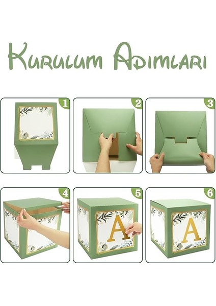 Parça Baby Yazılı Şeffaf Kutu ve Balon Seti (Adaçayı) indirimleri