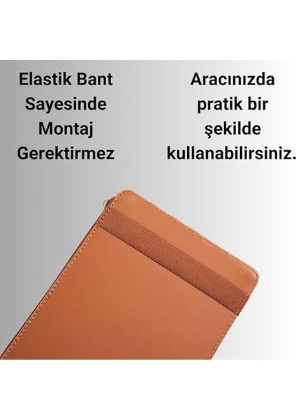 Mobile Organizer Güneşlik Araç Cüzdanı, Telefon Tutucu, Gözlük, Kartlık, Kimlik, Para, Kalem Tutucu Siyah modelleri