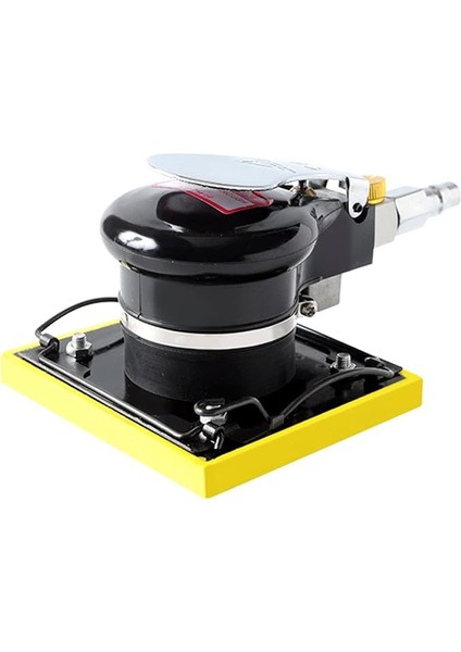 100X110MM Tabanlı Mini Rastgele Yörünge Havalı Zımpara Pnömatik Zımpara Makinesi Otomatik Karoser Çalışma Mobilyaları Için Yüksek Hızlı Havayla Çalışan El Parlatıcı Metal Yüzey Pas Tem