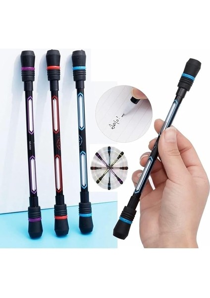 Store Stres Kalemi Süper Denge Kalemi Spinner Pen Gercek Uçlu Döndürme Çevirme Kalem Ithal, 1 Adet