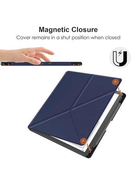 Amazon Kindle Scribe 2022 (1. Nesil) Için Yazma Fonksiyonlu K?l?f 10,2 Inç ?nce Tablet K?l?f? Stant Fonksiyonlu ve Otomatik Uyku/uyanma ??levi Mavi fırsatları