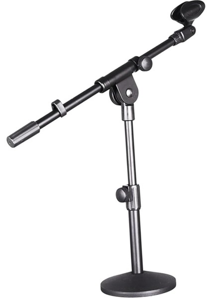 Mikrofon Standı Ofis Masası Aksesuarları Durmak Ayarlanabilir Mikrofon Küçük Mikrofon Masaüstü Tutucu Mikrofon Masa Üstü Standı Baza Mikrofon Braketi Mikrofon Desteği Ütü Siyah