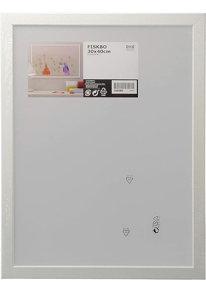 Fıskbo Çerçeve, Plastik ve Fibrokarton, 30X40 Santimetre, Beyaz [tek Çerçeve] fırsatları