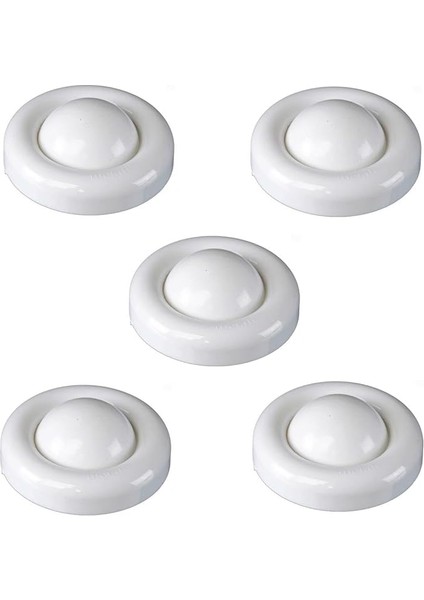 5 Adet Metali Kapı Kolu Stoperi Beyaz Kapı Tamponu Kol Tamponu