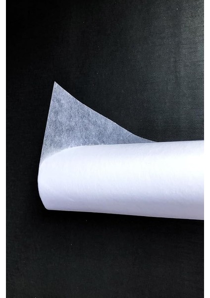 Kağıt Tela Yapışkanlı 25 gr Beyaz 1 Metre Tek Ebat