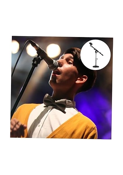 Mikrofon Standı Ofis Masası Aksesuarları Durmak Ayarlanabilir Mikrofon Küçük Mikrofon Masaüstü Tutucu Mikrofon Masa Üstü Standı Baza Mikrofon Braketi Mikrofon Desteği Ütü Siyah fiyatları