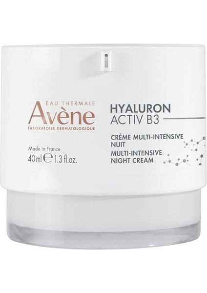 Activ B3 Hyaluronik Asit ve Niasinamid Içerikli Yoğun Gece Kremi 40 ml