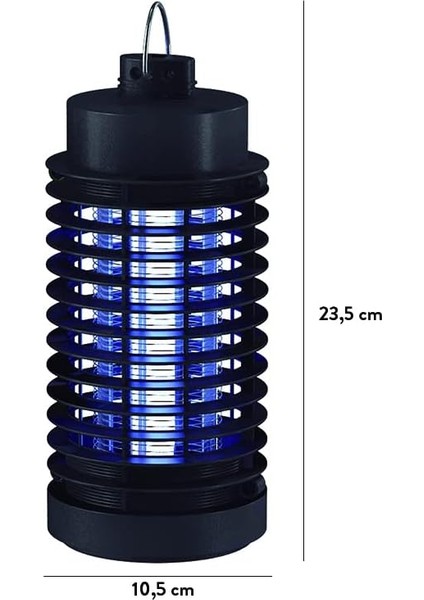 Elektrikli Sinek ve Sivrisinek Öldürücü, Iç Mekanlar Için, Elektronik Sinek Yok Etme, Uçan Böcekleri Aydınlatır ve Öldürür, 20 M² Kaplama, Floresan LED Işık, 4 W modelleri