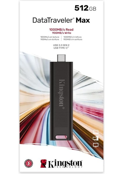 Datatraveler Max USB 3.2 Gen 2 Usb-Stick, 512GB - DTMAX/512GB fırsatları