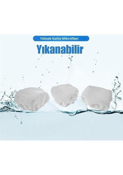 Temizlik Makinesi Cam Bezi 3'lü, Kiwi Ksc 4211, Pirantech CB02A ile Uyumlu fırsatları