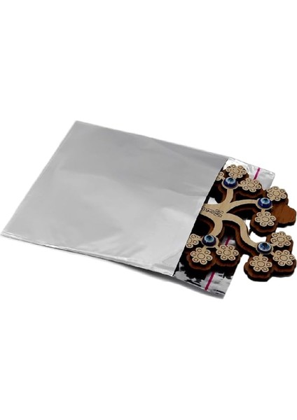 Design 11X12 Gümüş Metalize Hediye Paketi (100 Adet)