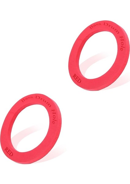 2 Adet Davul Amfisi Pedi Kendinden Yapışkanlı Bas Eko Hoparlör Davul Setleri Için