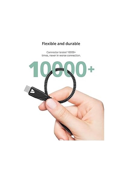 100W Destekli 5'i 1 Arada Naylon Örgülü Kablo, Çoklu Şarj Kablosu USB A/c Tipi C/yıldırım/manyetik Saat, Iphone, Ipad, Macbook, Galaxy ile Uyumlu indirimleri