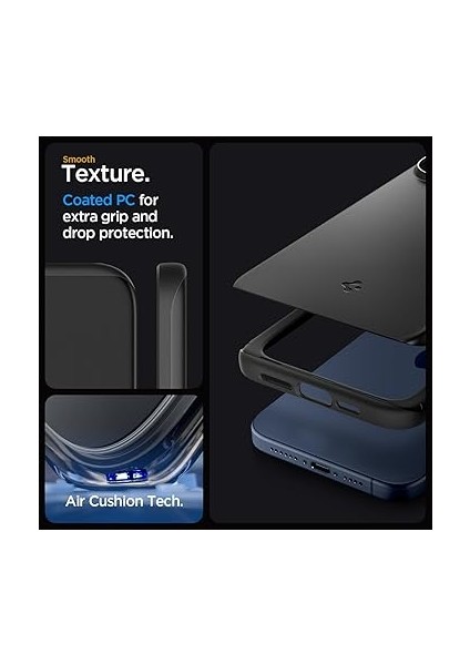 iPhone 15 Pro Kılıf Thin Fit Black - ACS06686 indirimleri