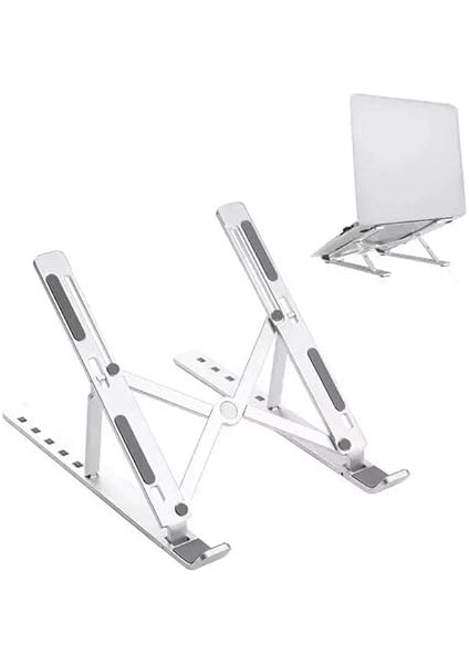 Plus ADS-AL05 Alüminyum Ayarlı Laptop Macbook Notebook Yükseltici Tutucu Stand fırsatları
