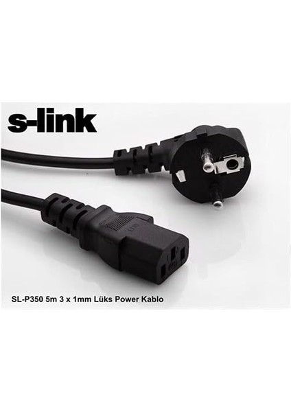 SL-P350 5m 3 x 1mm Lüks Power Kablo
