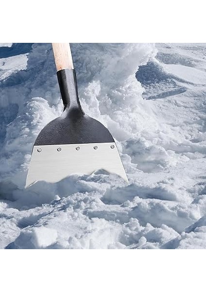 Fonksiyonlu Bahçe Küreği, Dış Mekan Bahçe Temizleme Küreği, Yabani Ot Temizliği, Gübreleme, Toprak Değiştirme Vb. Için Uygundur (23 Cm) fırsatları