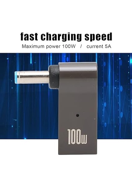 Dizüstü Bilgisayar Için 100W Pd Şarj Dönüştürücü Hızlı Şarj Adaptörü, USB C Dişi Dizüstü Şarj Adaptörü 4.5 mm x 3.0 mm Kadın Tip C modelleri