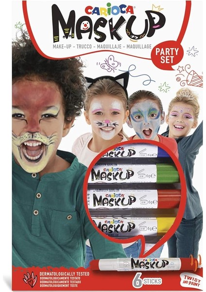 Yüz Boyası 6 Gr. 6 Renk