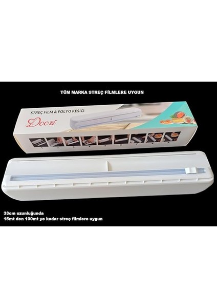 Streç Film ve Aluminyum Folyo Kesme Streç Film Kesici Vakum Sabitlemeli Streç Film Kesim Kutusu fırsatları