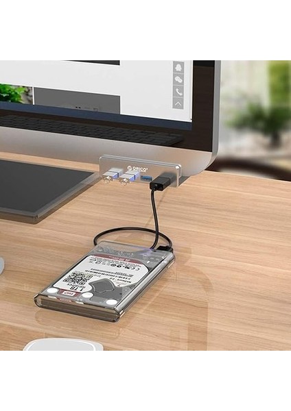 MH4PU Usb3.0 4 Portlu Masa ve Monitör Kenar Kelepçeli Çoklayıcı Hub, 4 Bağlantı Noktalı Klips Tipi fırsatları