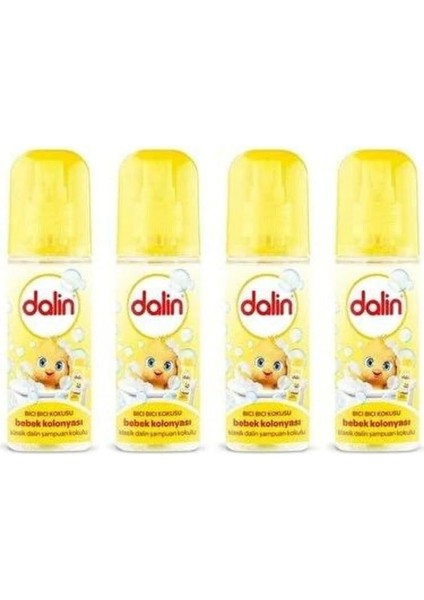 Sprey Bebek Kolonyası Bıcı Bıcı Kokulu 150 ml x 4 Adet