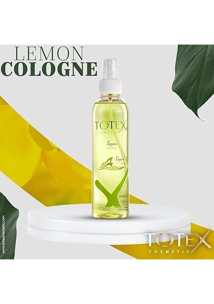 Limon Kolonya | Tıraş Sonrası Kolonyası | Dezenfektan Temizleyici Antibakteriyel |%80 Alkol Sprey Kolonya 200ML fırsatları