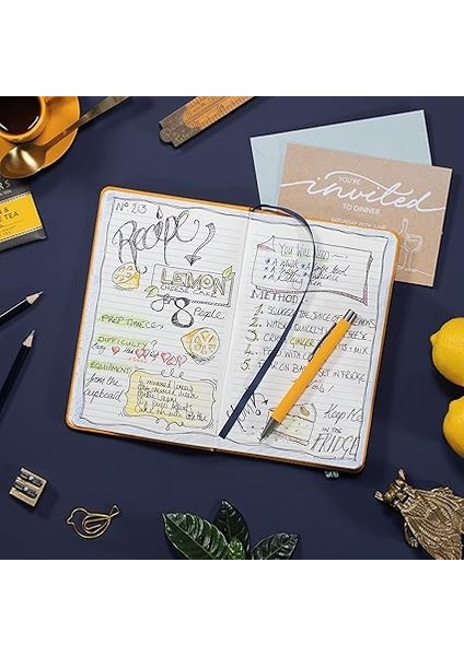 Bookaroo A5 Günlük Sarı Çiçek Desen indirimleri