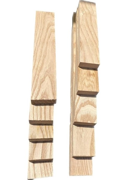 Ağacından 5'li Planyalanmış Ahşap Isteğe Göre Şekillendirilip Kullanılabilen Tahta Çıtalar ve Latalar