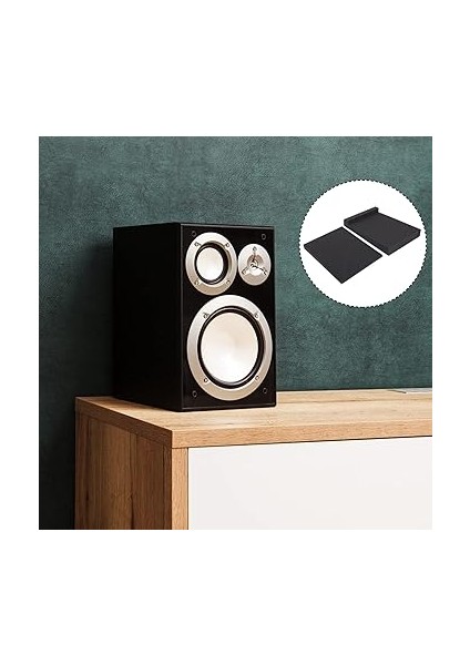 Hoparlör Izolasyon Pedleri Sünger - Stüdyo Monitörleri Için Akustik Izolasyon Minderi Ses Yalıtım Pedleri 4 Parça Set fiyatları