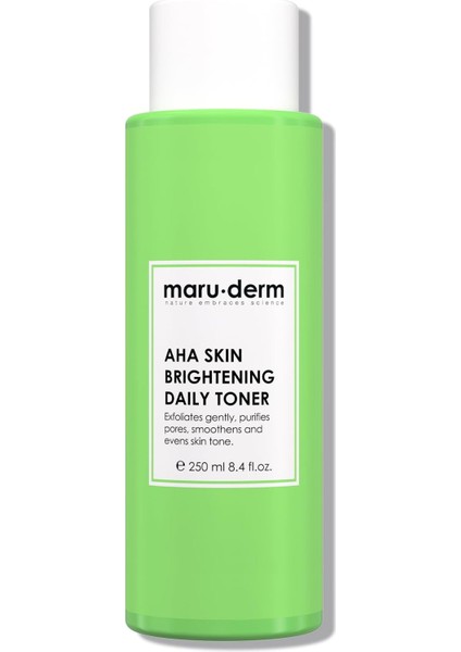 Maruderm Leke Karşıtı Cilt Beyazlatıcı Laktik Asit%5 Glikolik Asit%1 Aha Tonik 250 ml