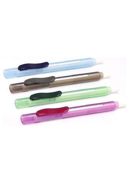 Clic Eraser 2 Sürgülü Kalem Silgi Şeffaf Gövdeli, Siyah fiyatları
