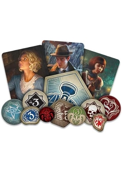 Uçuş Oyunları | Arkham Korku Kart Oyunu: Revize Çekirdek Seti | Kart Oyunu | Yaşlar 14+ | 1-4 Oyuncu | 60 Ila 120 Dakika Oyun Süperi modelleri