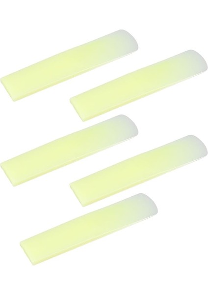 Saksafon Sazlık Çok Yönlü Mukavemet 2.5 Bb Reçine Sazlık Profesyoneller Için Sazlık Sahne Konseri, 5 Set (Yellow)