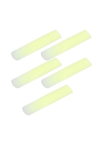 Saksafon Sazlık Çok Yönlü Mukavemet 2.5 Bb Reçine Sazlık Profesyoneller Için Sazlık Sahne Konseri, 5 Set (Yellow) modelleri