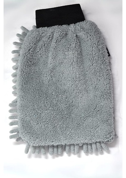 7050 Mikrofiber Şönil Oto Temizlik ve Kurulama Eldiveni 16X24 Cm. Gri modelleri