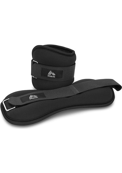 Ayak Bileği ve Bilek Ağırlıkları Kadınlar ve Erkekler Için - Cırt Cırtlı Bantlar, Koşu, Yürüyüş, Direnç Antrenmanı ve Fiziksel Terapi Için Tasarlanmış (2'li Set) - Yumuşak Dokulu Malzeme