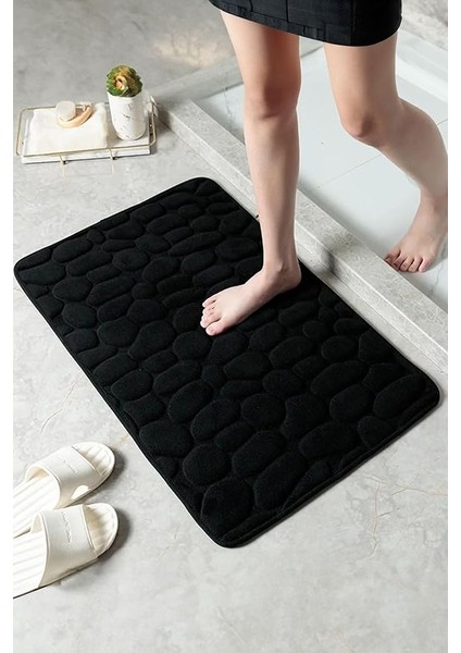 Köpük Kaymaz Banyo Paspası Su Geçirmez Yumuşak Zemin Matı 40X60 cm Banyo Aksesuarı